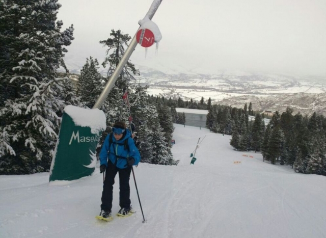  Partenza con le ciaspole da Masella 